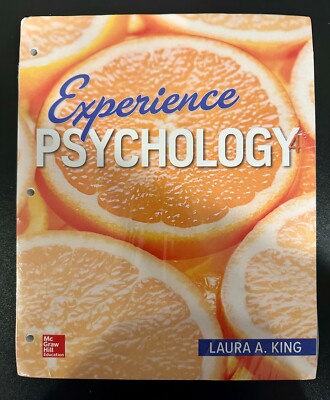 Experience Psychology 4th Edition Loose-Leaf by Laura A. King *NEW & SEALED*