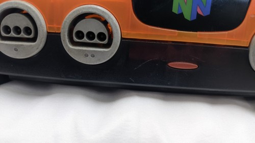 Nintendo 64 N64 Console daiei hawks Orange excellent Condition 9-5-2 - 第 15/17 張圖片