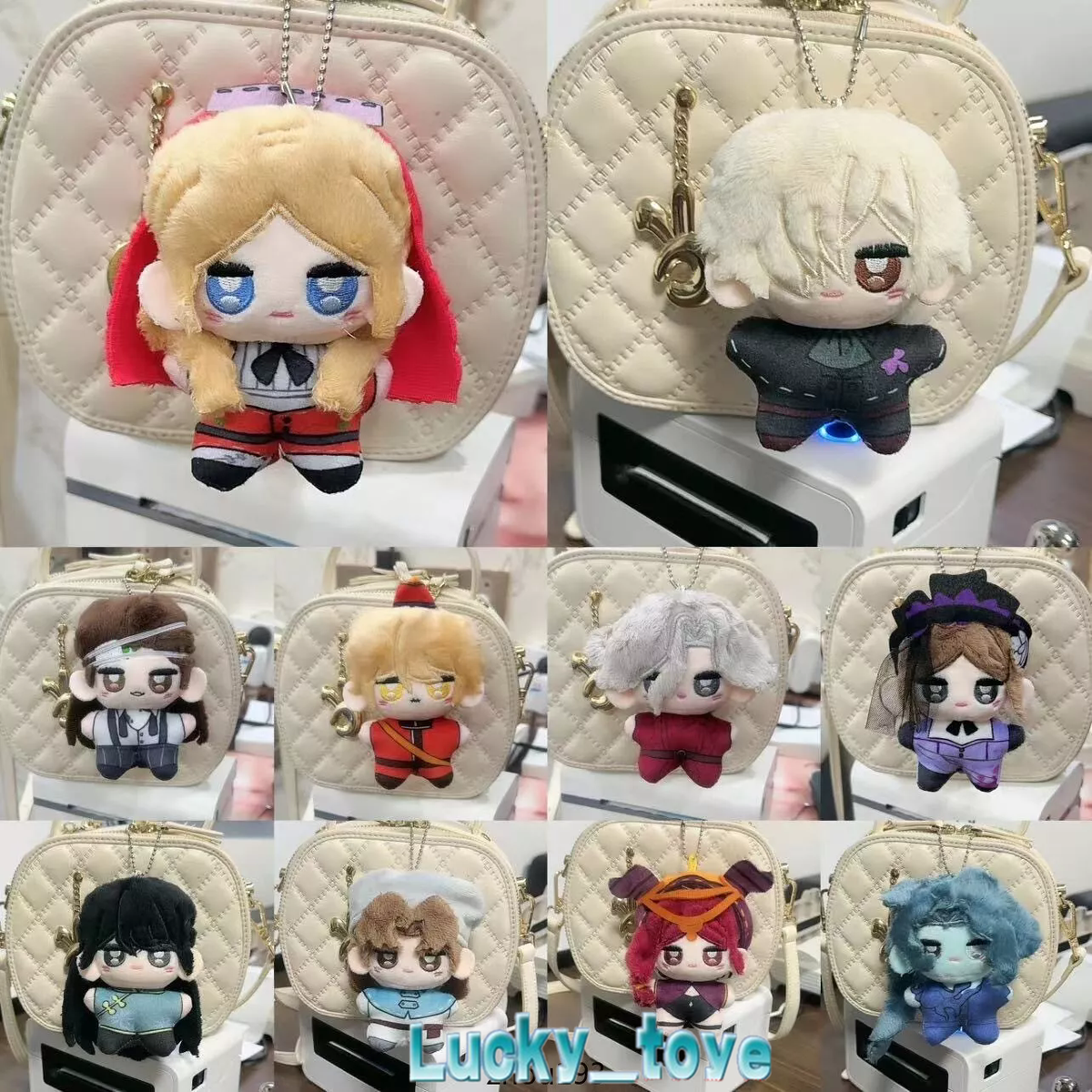 10cm Identity V Andrew Kreiss Luchino Plush Doll Keychain Toy