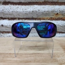 ARNETTE Hot Shot Matte Black Blue/Green polarized Lenses Men's Sunglasses