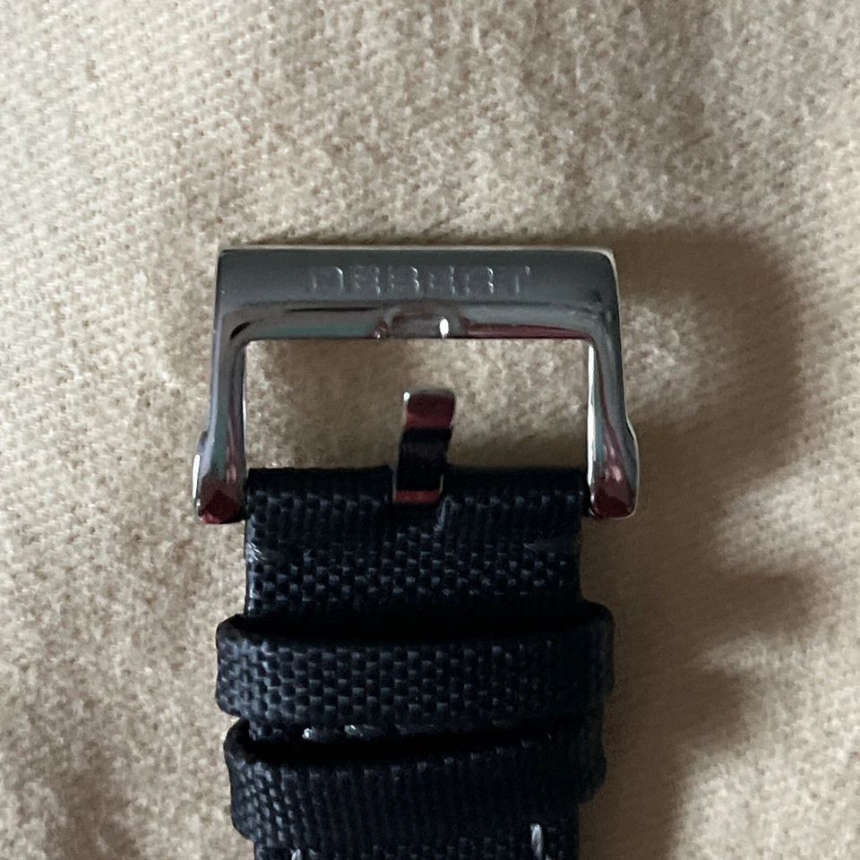 Reloj Automático 43MM DEBERT Cerámica Bisel Cristal Zafiro Esfera Azul Miyota Foto 4 de 4