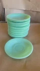 20 Vintage Jadeite Glass 5 3/4" Saucer Plates Rare  Glass Vintage Fire King