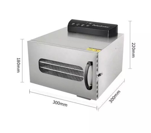 6 Trays Food Dehydrator Stainless Steel Fruit Jerky Beef Meat Dryer Machine - Picture 4 of 11