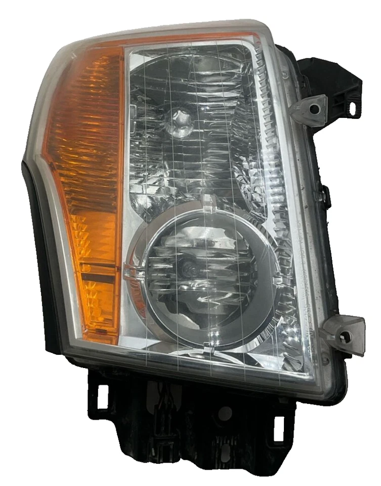 2008-2015 NISSAN TITAN Headlamp Assembly Left Driver Side OEM 260609FF0A - Image 3 of 4
