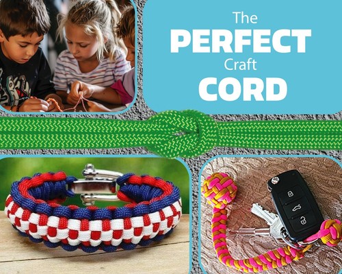 Turquoise - 550 Paracord Rope 7 strand Parachute Cord - 1000 Foot Spool - Picture 6 of 6