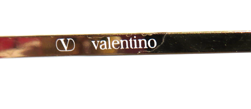 Valentino vintage Eyewear Frame 55-16-130 Gold metal w/Tortoise rim eyeglasses - Picture 11 of 11