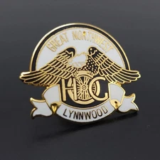Great Northwest Company Pin Lynwood Washington Gold Tone Eagle