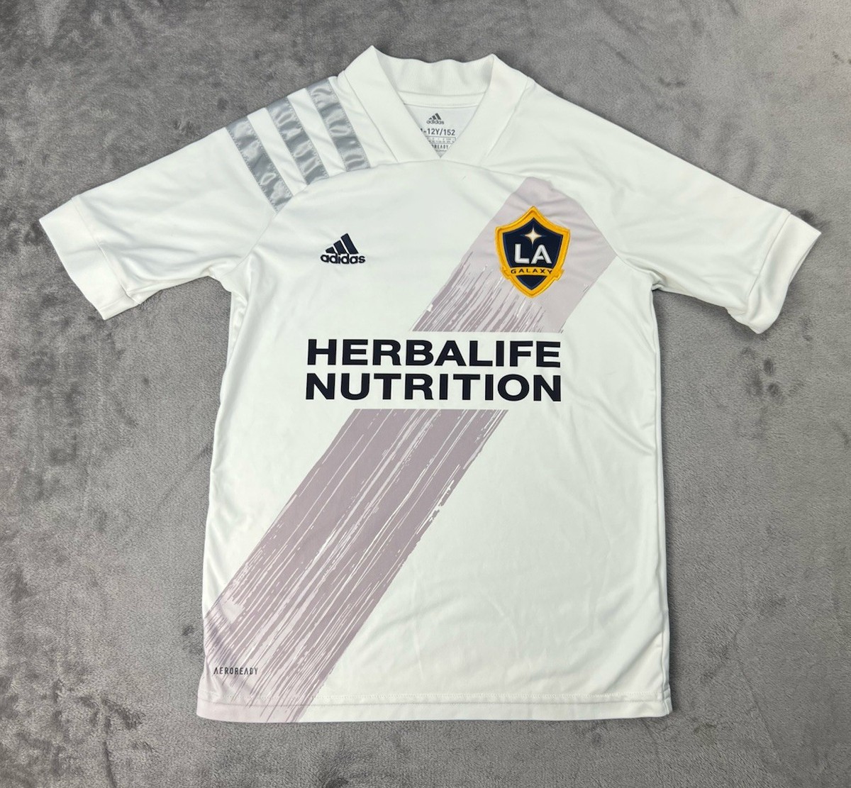LANE BY BROCHURE Tシャツ yasai SSZ 白 L 新品‼️ Adidas LA Galaxy Jersey 2020 Home Authentic Size 11-12 Years Youth