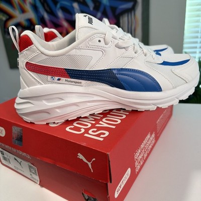 PUMA Bmw M Motorsport Hypnotic Mens White Sneakers Shoes Size 9 308636-02