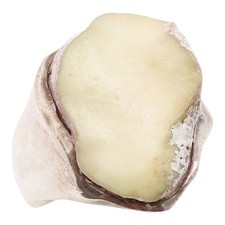 925 Sterling Silver Vintage Ring CLIFTON NICHOLSON Gemstone Band Sz 7.5 RG35466