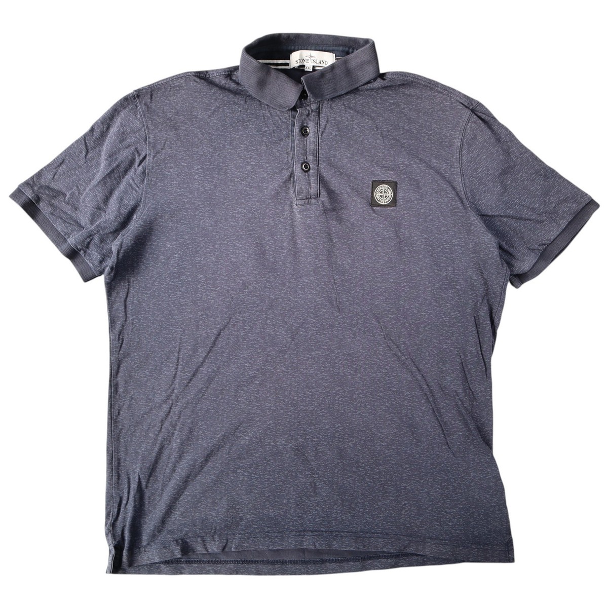 Stone Island Womens Polo Shirt Size 2XL Blue Static Short Sleeve Stone Island Womens Polo Shirt Size 2XL Blue Static Short Sleeve