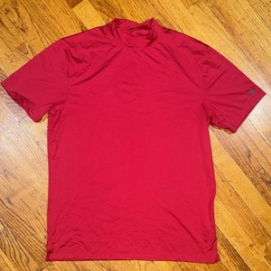 red nike mock turtleneck tiger