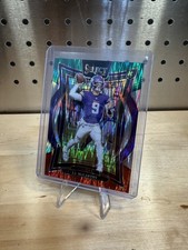 JJ McCarthy 2024 Panini Select Concourse #24 Green/Red Shock Prizm Rookie RC 🔥