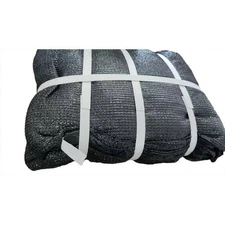 5 in. 180GSM Plastic HDPE Privacy Screen Heavy Duty Fence Cover Black