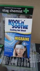 Kool n Soothe Migraine Cooling Strips - 4 Strips, Blue