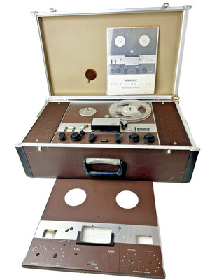 Vintage Ampex F44  Reel To Reel Tape Recorder W. Manual - Untested (READ)