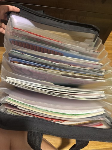 Scrapbooking 12 X 12 Expandable Paper Storage w/ Paper Holiday Disney Travel Etc - Picture 11 of 15