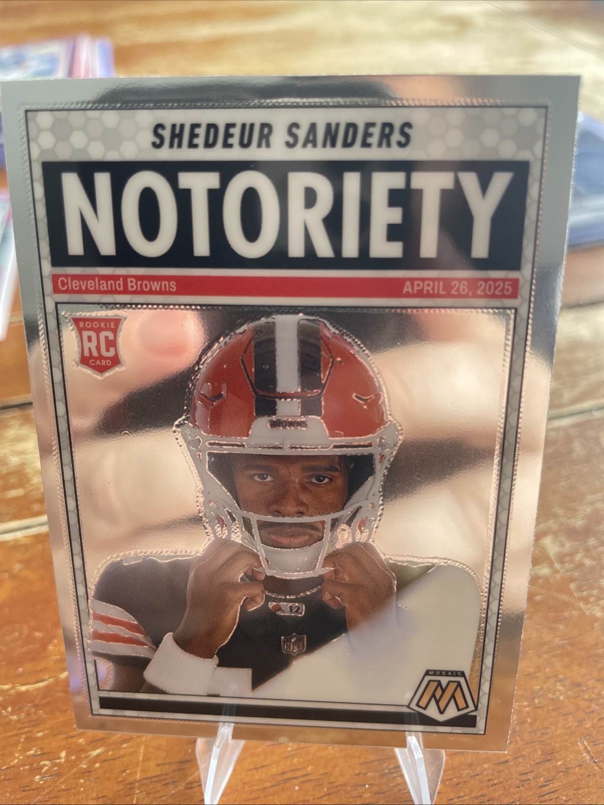 2025 Mosaic Shedeur Sanders Notoriety
