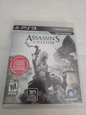 Assassin's Creed III PlayStation 3 PS3 Black Label CIB COMPLETE TESTED