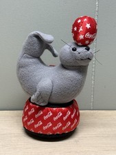 NWT Collectible Coca Cola Plush Seal With Ball On Nose