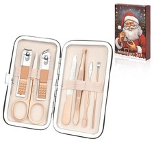 Manicure Set, Nail Clipper Set Stainless Steel Nail Clipper Kit 7 in 1 Manicu...