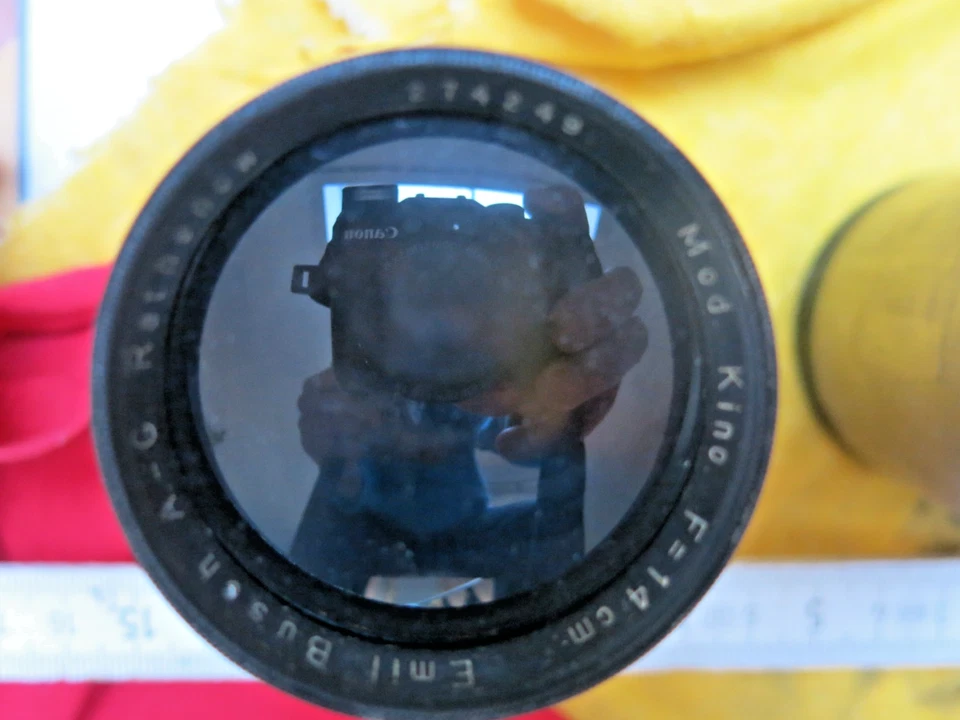 EMIL BUSCH Mod. Kino und NEOKINO 2 Objektive für ? Filmprojektor ? 2te Runde - Bild 2 von 4