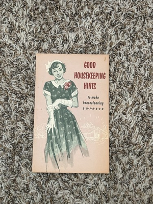 #ad #ad Vintage MCM Good Housekeeping Hints To Make Cleaning A Breeze by Ruth Neumann $8.49