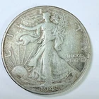 1941 S Walking Liberty Half Dollar - 90% silver - U.S. coin 50c #5442