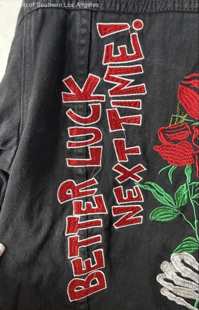 Men’s Black Multi Patch NEVER FORGIVE Embroidered… - image 4