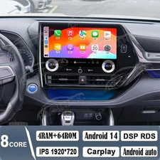 13.3'' Android Car Radio Stereo For Toyota Highlander 2021-2023 Screen GPS Navi