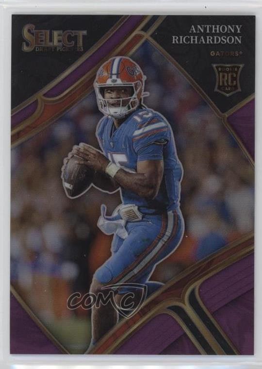 2023 Select Draft Picks Field Level Purple Prizm 30/75 Anthony Richardson 16wc
