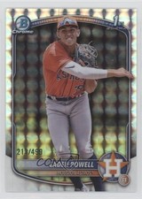 2025 Bowman Chrome Prospects Geometric Refractor /499 Caden Powell #BCP-212 1ek2