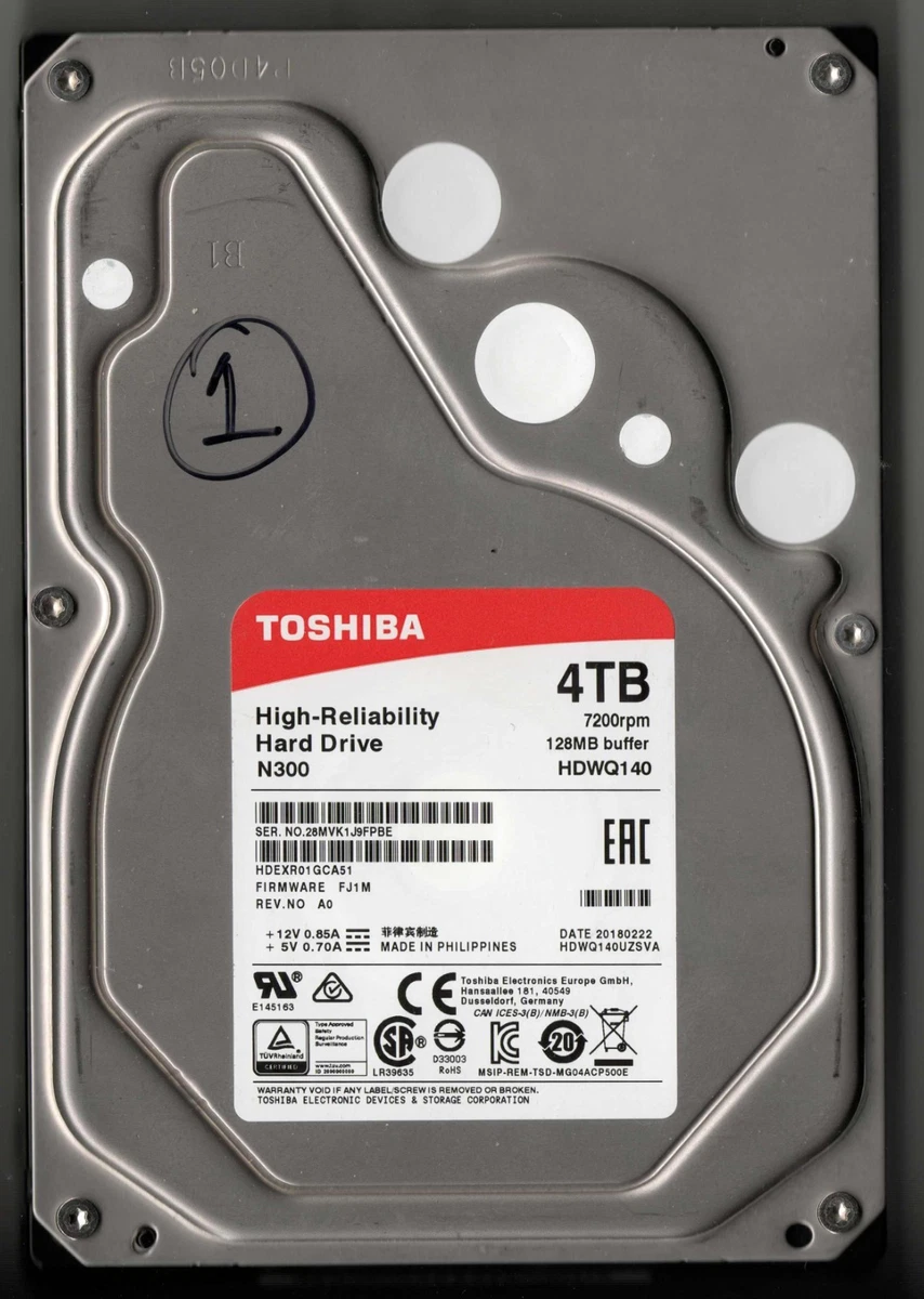Toshiba 4TB Internal Hard Disk Drives for sale | eBay