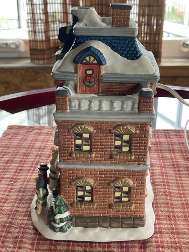 Vintage Weihnachten Vintage beleuchteter Spielzeugladen Kaufladen mit Karton - Bild 9 von 14