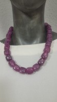 BiBA Modeschmuck Kette Halskette Accessoires Neu Lila TöNe