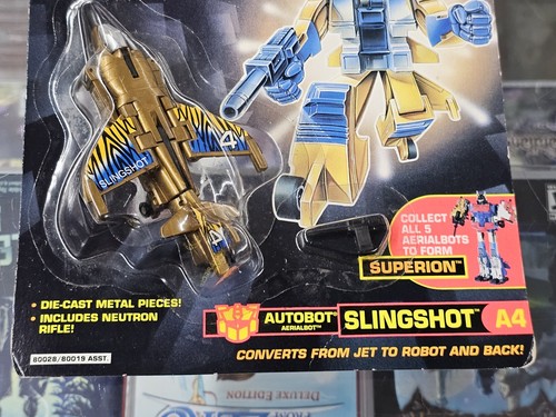 Slingshot Aerialbot Autobot G2 Transformers 1993 Hasbro Figure NEW MOSC SEALED - Picture 5 of 12