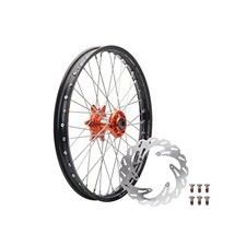 Tusk 1933590025 Impact Complete Front Wheel Package 21x1.60 Black Rimsilver