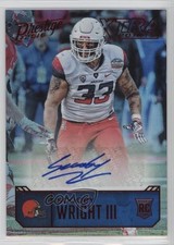2016 Prestige Rookie Signatures Xtra Points Red Scooby Wright III #SW Auto 4ns