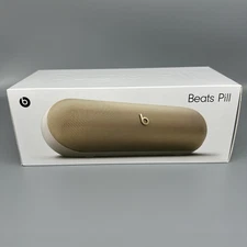 Beats Pill Portable Wireless Bluetooth Speaker Champagne Gold NEW IN SEALED BOX!