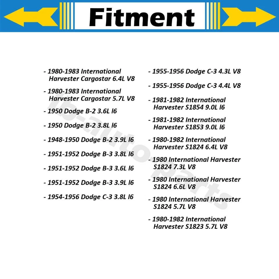2x Manguera de freno delantera para Dodge C-4 1956 4,3 L Dodge C-4 1956 4,4 L Foto 2 de 4
