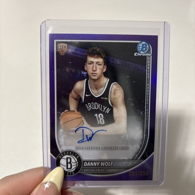 2026 NBA Bowman Chrome Danny Wolf Purple Refractor Autograph /250