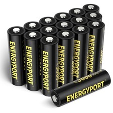 16Pack 1.5V AA Double A Lithium Batteries Non-Rechargeable Lot for Blink Camera