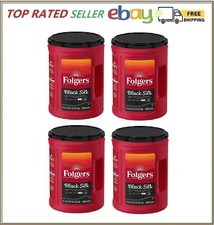 4 Pack - Folgers Dark Roast Ground Coffee, Black Silk, 40.3 oz. 11.74 per pound