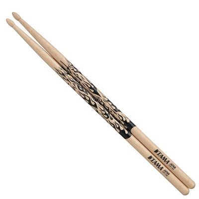 Tama 5A-F Rhythmic Fire Sticks Japanese Oak - Drumsticks