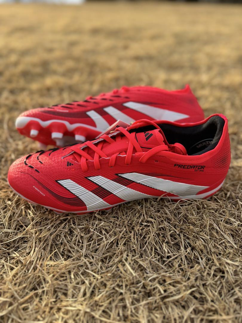 Adidas Men 9.0US Predator Pro HG/AG Red Soccer Spike | eBay