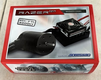 Robitronic * Razer ten Brushless Combo * ESC 60A & Motor 3652 4000KV * Hobbywing
