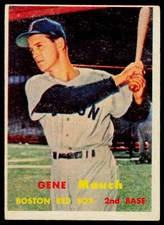 1957 Topps #342 Gene Mauch