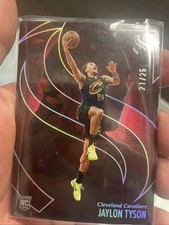 2024-25 Panini Silhouette - Jaylon Tyson, Jaylon Tyson #91 Cracked Ice /25 (RC)