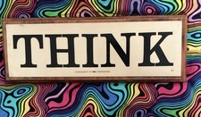 Vintage IBM Think Sign