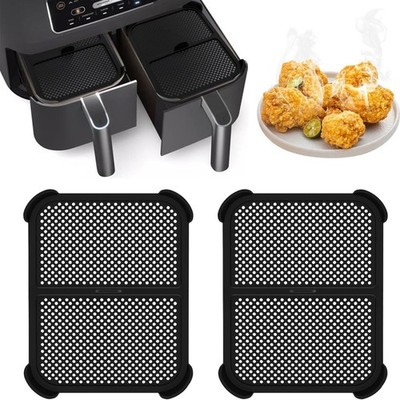 Spritzschutz Airfryer für Ninja Foodi Max Dual Zone AF400EU & AF451EU, 2 Stück S